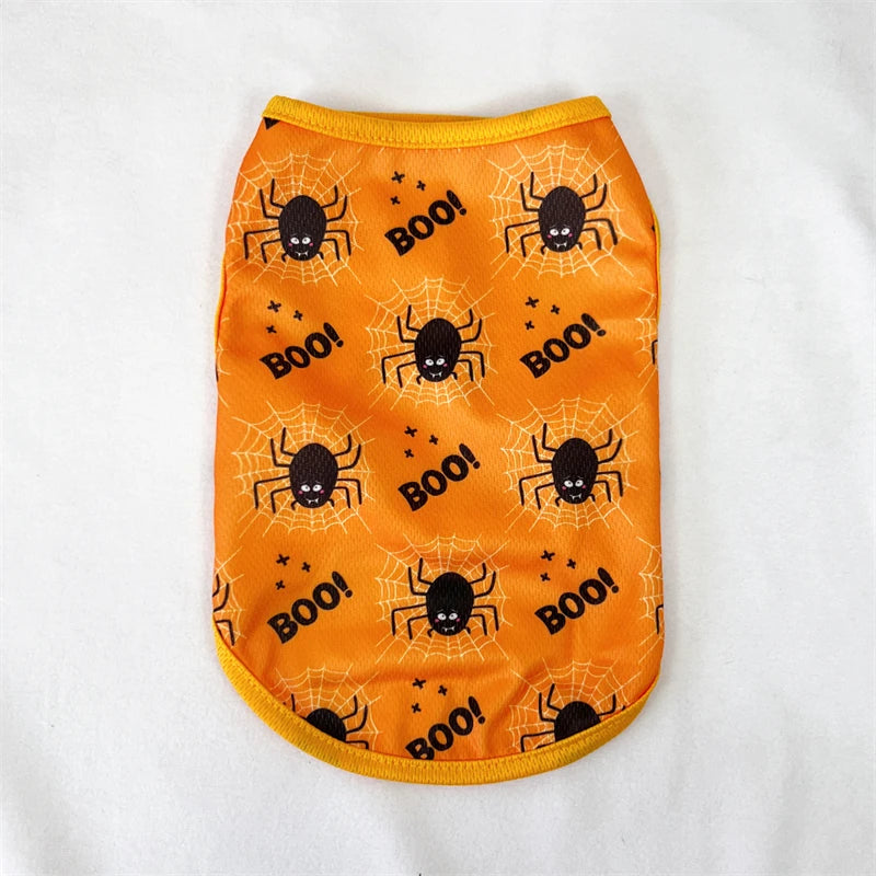Dog Clothes for Small Medium Dogs Cats Autumn Winter Halloween Festival Print Clothing Chihuahua French Bulldog Pug Pet Outfits