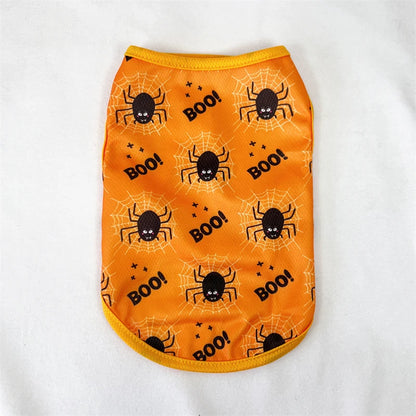 Dog Clothes for Small Medium Dogs Cats Autumn Winter Halloween Festival Print Clothing Chihuahua French Bulldog Pug Pet Outfits