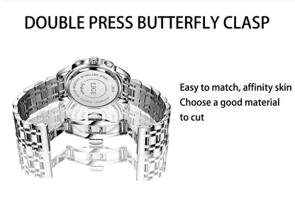 LIGE 2024 New Fashion Women Watches Ladies Top Brand Luxury Creative Steel Women Bracelet Watches Female Quartz Waterproof Watch