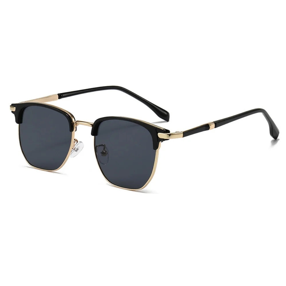 Sun Glasses Elegant Uv400 Eyewear Vintage Half Frame Sunglasses  Fashion Sunglasses For Travel Driving Outdoor