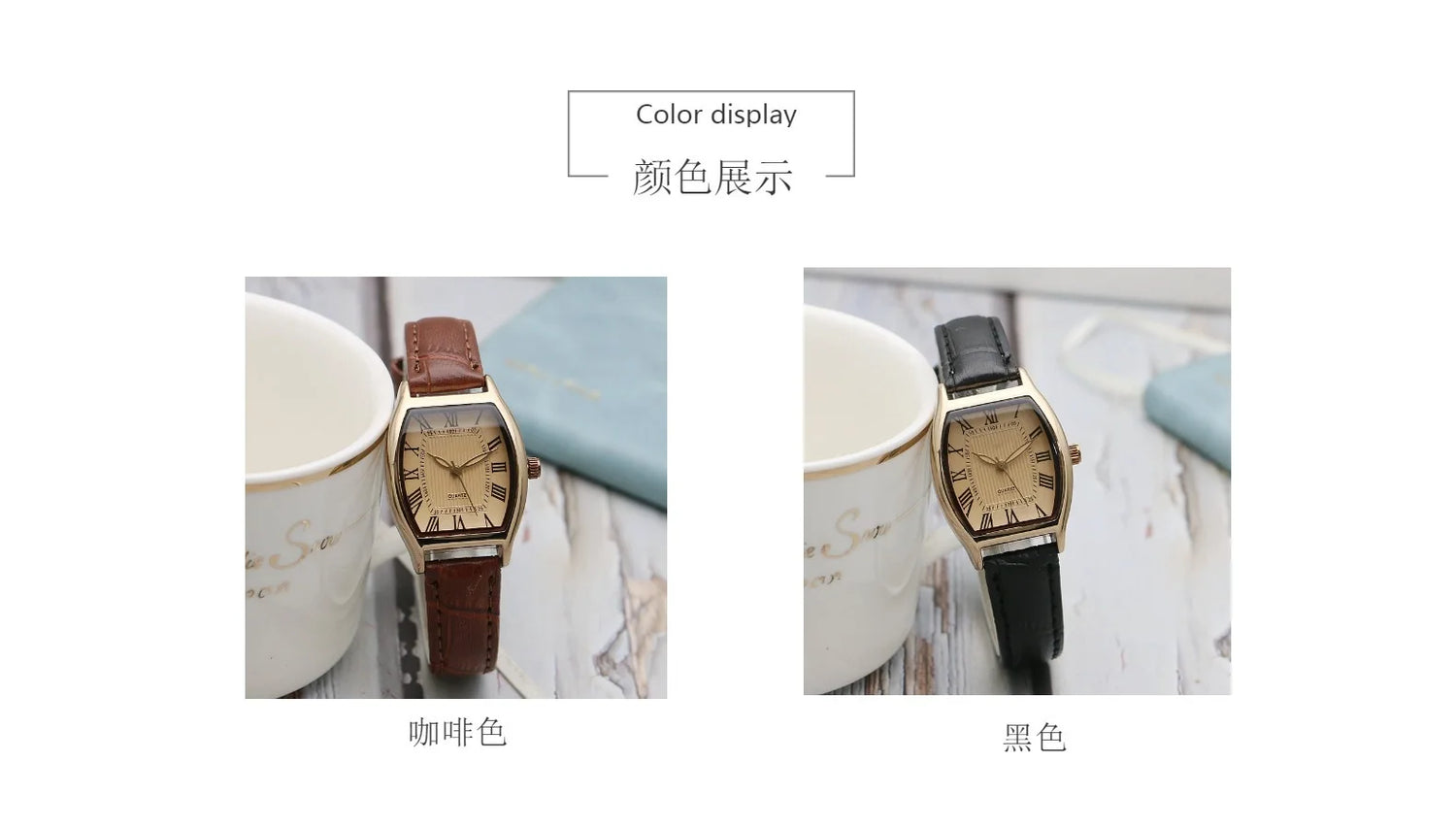 Watches for Woman Small Ladies Wristwatches Retro Brown Leather Bracelet Watch Quartz Wristwatches Reloj Mujer Relogio Feminino