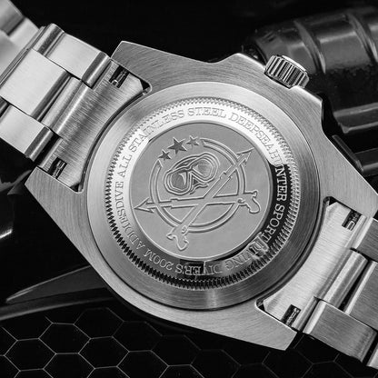 ADDIESDIVE AD2054 Quartz Watch 200M Waterproof Stainless Steel Men&