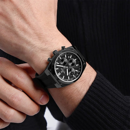 NAVIFORCE Men Watch Sport Top Brand Luxury Military Chronograph Date Original Wristwatch Waterproof Quartz Male Clock Gift 8080