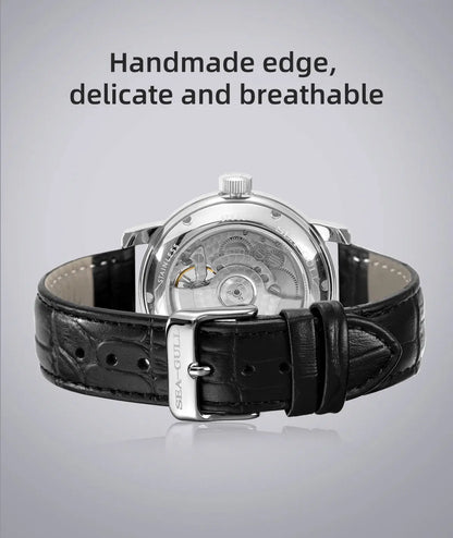 SEAGULL Luxury Watch Business Waterproof Male Clock Date Stainless Steel Mechanical Watch Men Watch reloj hombre 2023 D819.622
