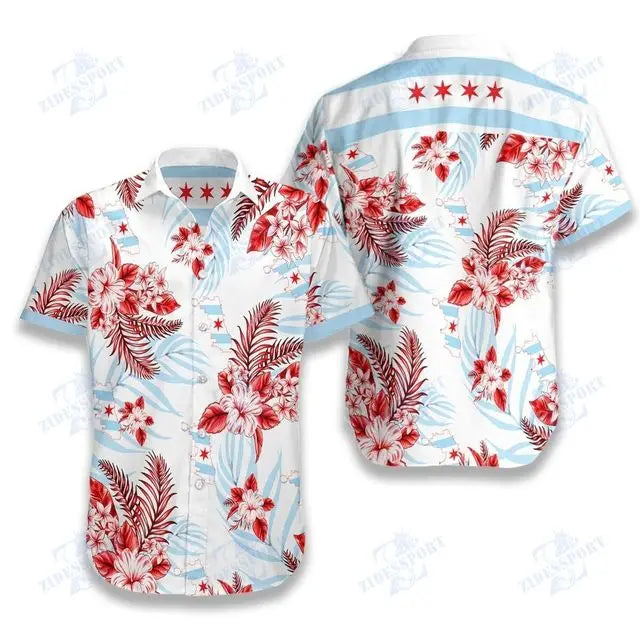 US ARMY-VETERAN 3D Beach Hawaiian 2024 Summer Men Shirt Short Sleeve Streetwear Oversized 5XL Camisa Social Chemise Homme