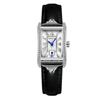 Small Square Watch Retro Casual Fashion Literary Roman Scale Display Quartz Women&