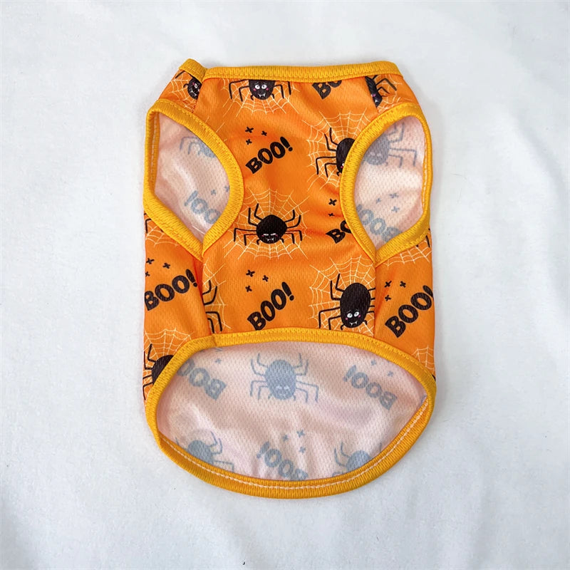 Dog Clothes for Small Medium Dogs Cats Autumn Winter Halloween Festival Print Clothing Chihuahua French Bulldog Pug Pet Outfits
