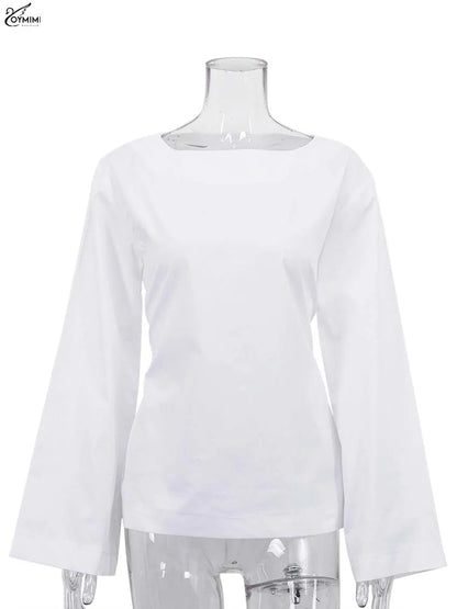 Oymimi Fashion Black Cotton Women&