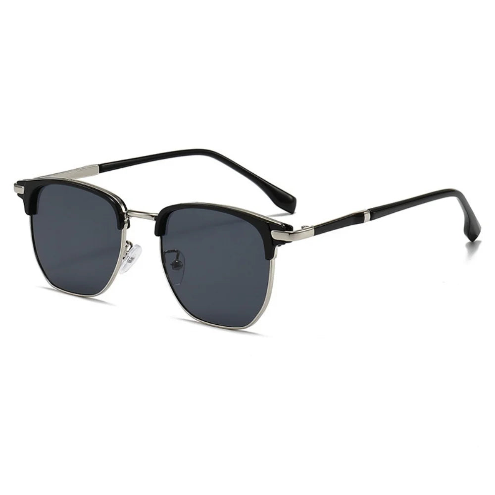 Sun Glasses Elegant Uv400 Eyewear Vintage Half Frame Sunglasses  Fashion Sunglasses For Travel Driving Outdoor