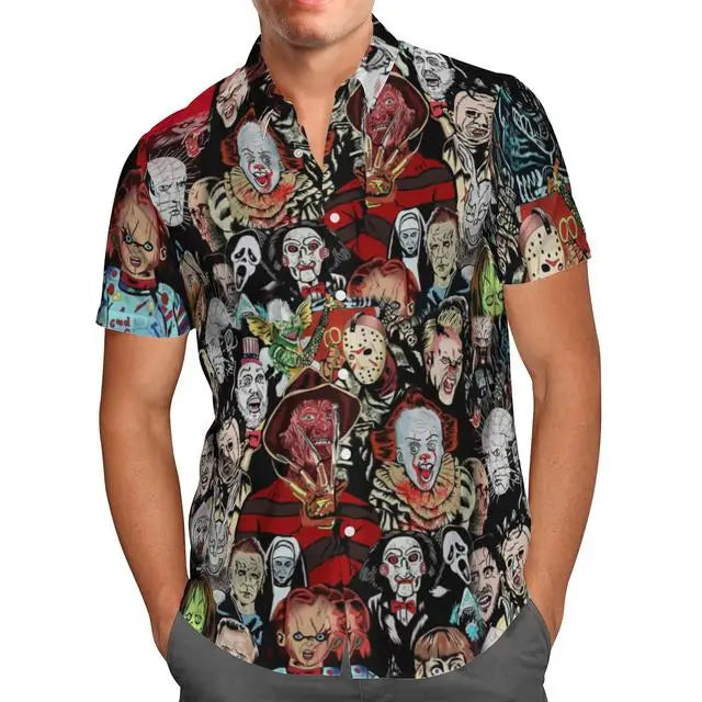 US ARMY-VETERAN 3D Beach Hawaiian 2024 Summer Men Shirt Short Sleeve Streetwear Oversized 5XL Camisa Social Chemise Homme
