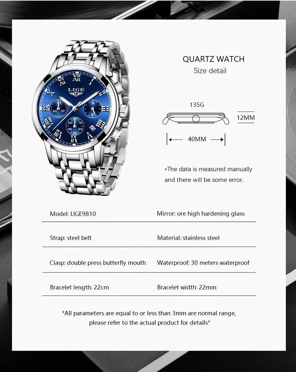 LIGE 2024 New Fashion Women Watches Ladies Top Brand Luxury Creative Steel Women Bracelet Watches Female Quartz Waterproof Watch