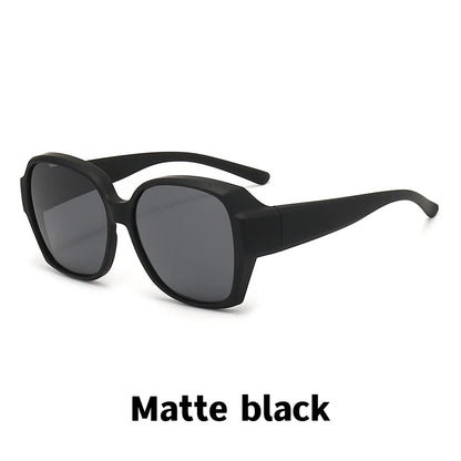 Men Sun Glasses Wear Over Prescription Glasses Square Shades Fit Over Glasses Sunglasses Polarized UV400 Sunglasses for Driving