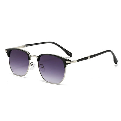 Sun Glasses Elegant Uv400 Eyewear Vintage Half Frame Sunglasses  Fashion Sunglasses For Travel Driving Outdoor