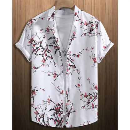 Fashion Shirt For Men 3d Ink Painting Prints Men&