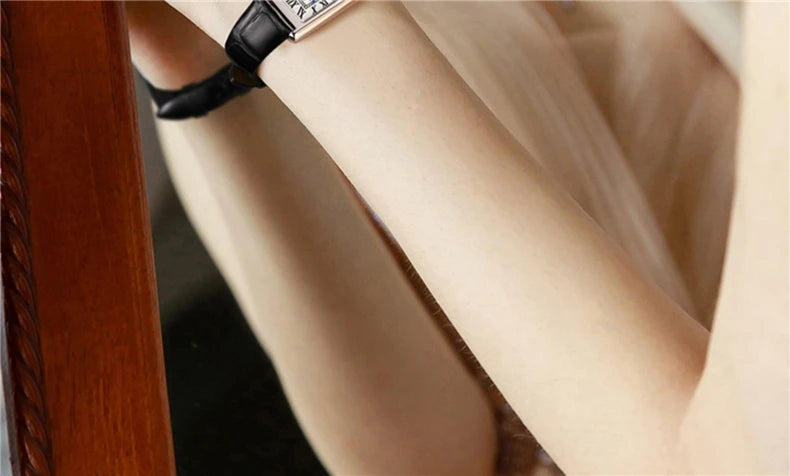 Switzerland Made Watch for Women CARNIVAL Brand Luxury Square Quartz Watch Ladies Fashion Waterproof Ultra Thin 2025 Reloj Mujer