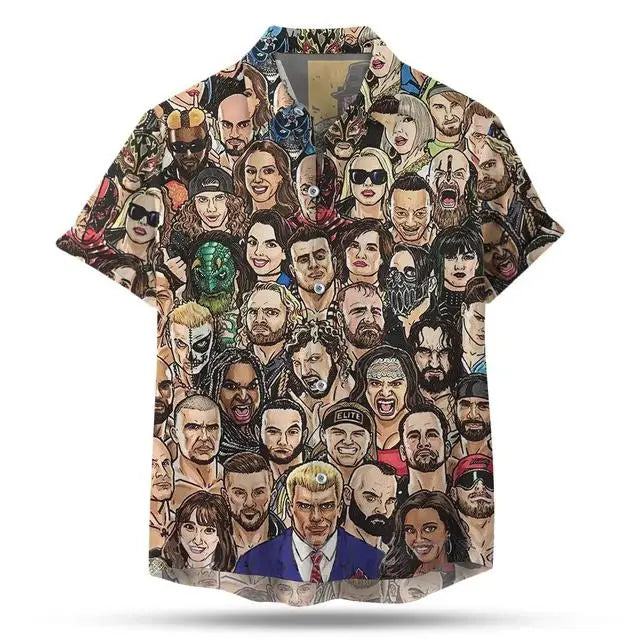 US ARMY-VETERAN 3D Beach Hawaiian 2024 Summer Men Shirt Short Sleeve Streetwear Oversized 5XL Camisa Social Chemise Homme