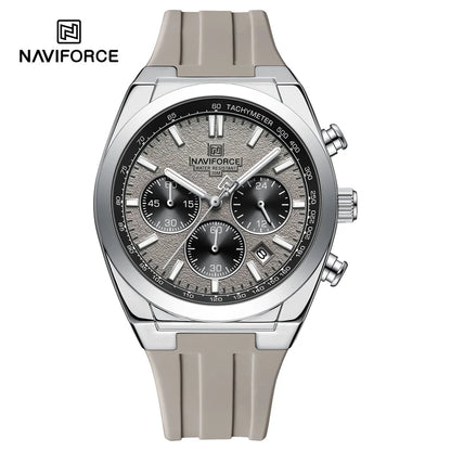 NAVIFORCE Men Watch Sport Top Brand Luxury Military Chronograph Date Original Wristwatch Waterproof Quartz Male Clock Gift 8080