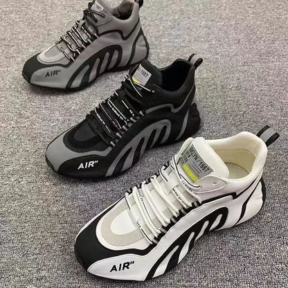 Sneakers Men Fashion  Casual Lightweight Breathable Running Shoes Men Sneakers Lace-up Platform Sneakers Footwear Zapatos Hombre