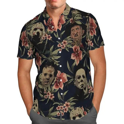 US ARMY-VETERAN 3D Beach Hawaiian 2024 Summer Men Shirt Short Sleeve Streetwear Oversized 5XL Camisa Social Chemise Homme