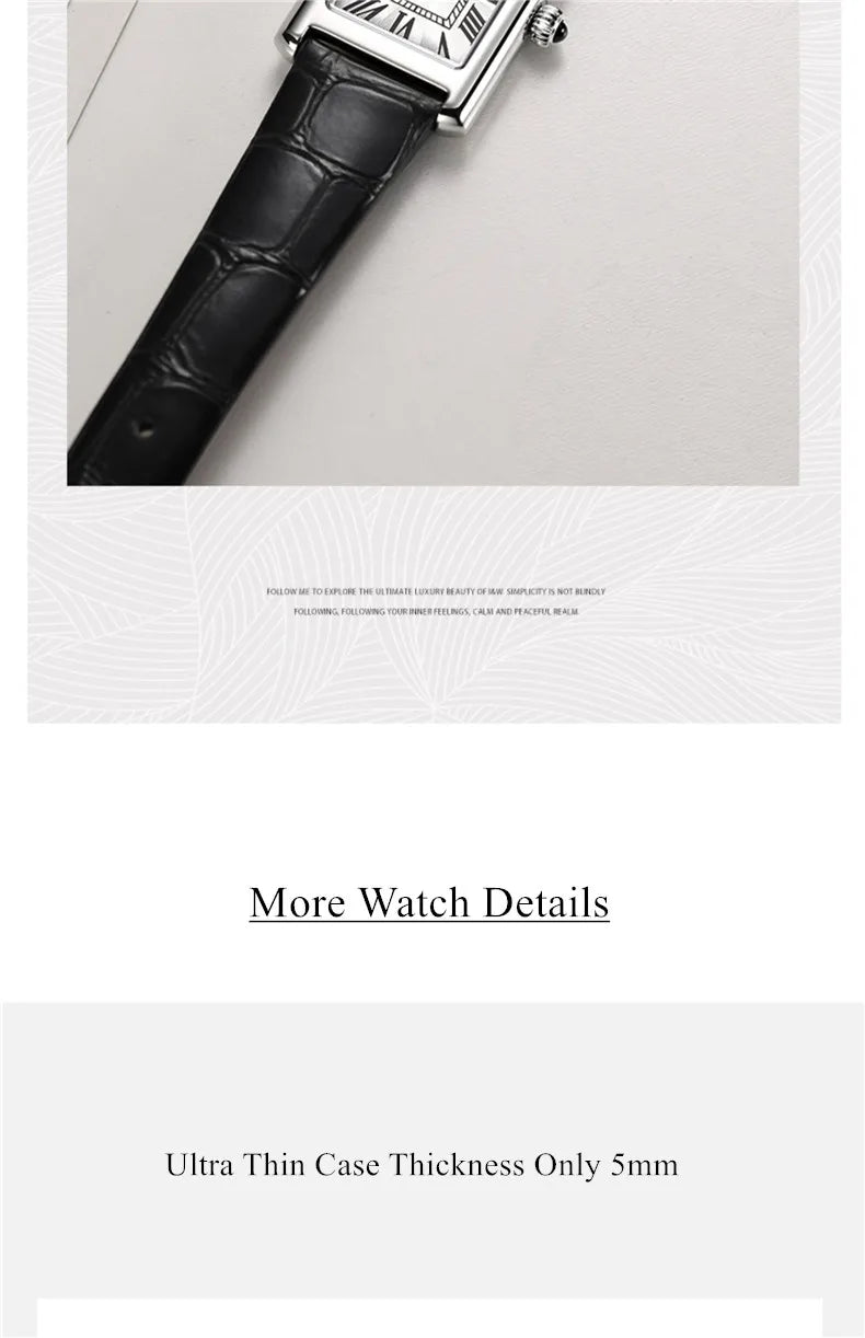 Switzerland Made Watch for Women CARNIVAL Brand Luxury Square Quartz Watch Ladies Fashion Waterproof Ultra Thin 2025 Reloj Mujer