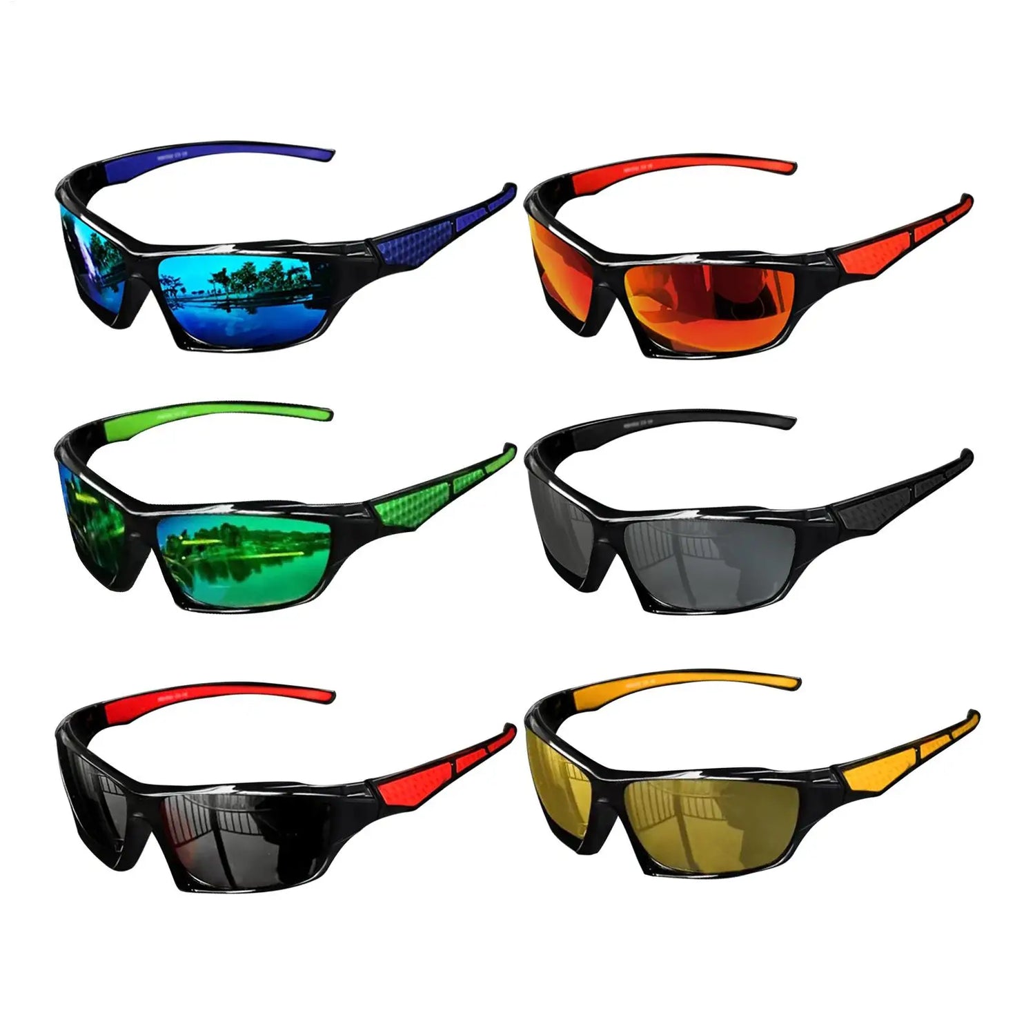 Men Comprehensive Protection Sun Glasses Cycling Glasses Sport Eyewear Bike Mountain Bicycle Hiking Camping Golf Sunglasses