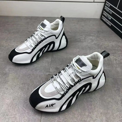Sneakers Men Fashion  Casual Lightweight Breathable Running Shoes Men Sneakers Lace-up Platform Sneakers Footwear Zapatos Hombre