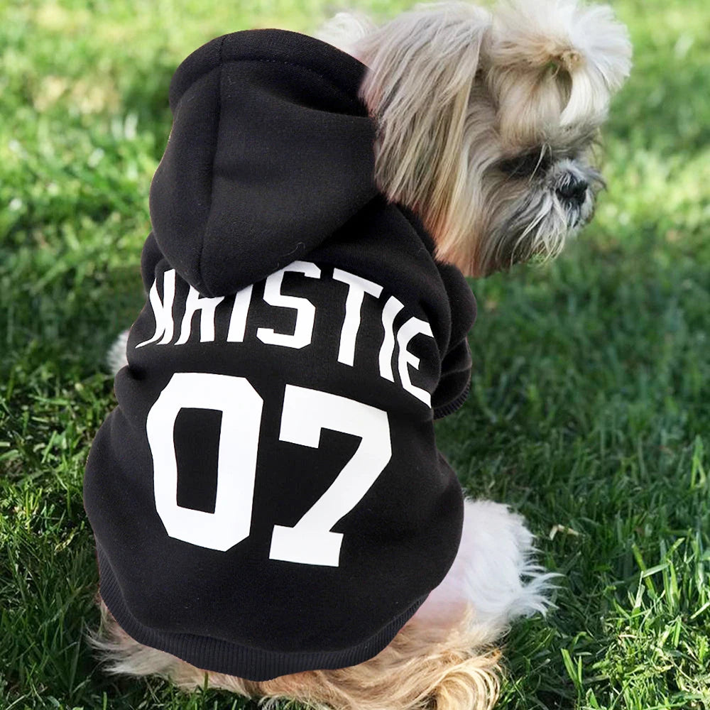 Custom Pet Dog Clothes, Puppy Hoodies, Warm Coat for Large Dogs, Jacket, Sweater, French Bulldog Clothing, Autumn, Winter