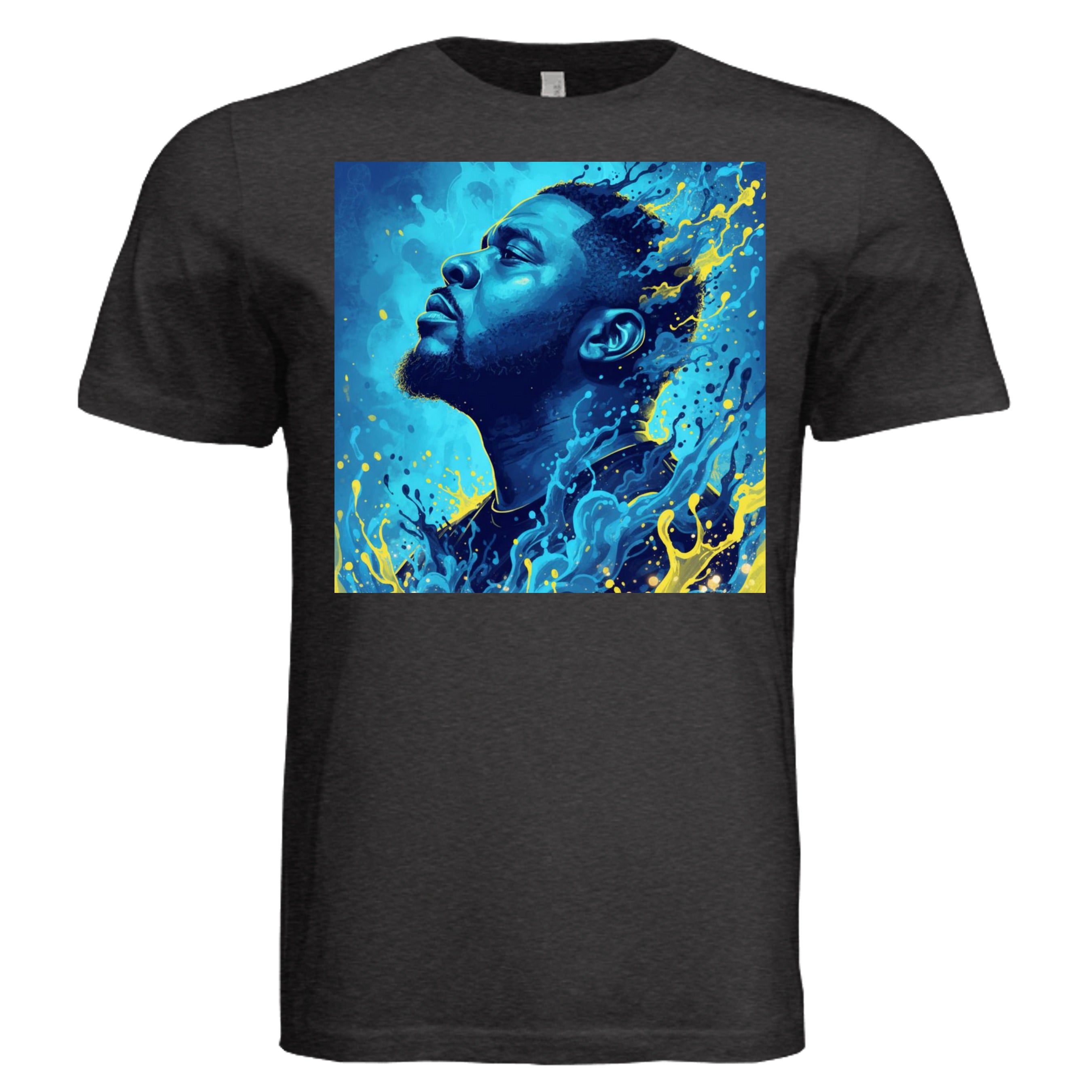 BLK HTHR TRIBLND - 3413C - FRONT